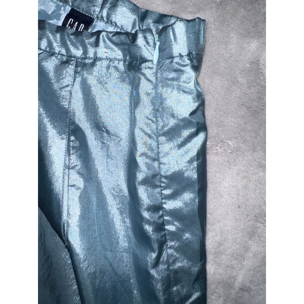 Women's GAP Icey Blue Shimmer A-Line Skirt Size 10 - Picture 6 of 8